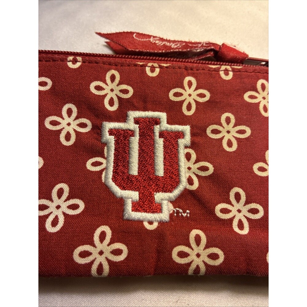 Vera Bradley IU Collegiate Wallet Indiana University Bloomington IU Lanyard - Picture 3 of 10